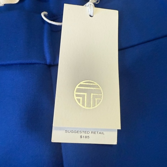 Tory Sport Blue Flared Cropped Pants - Picture 6 of 7